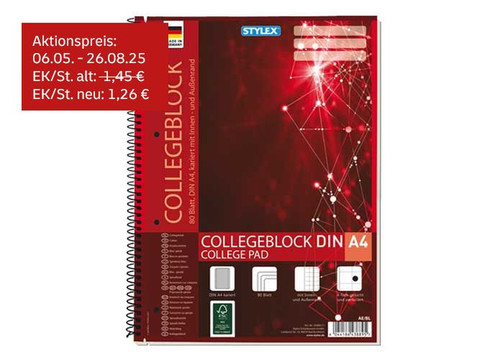 Stylex collegeblock spirale - stylex,