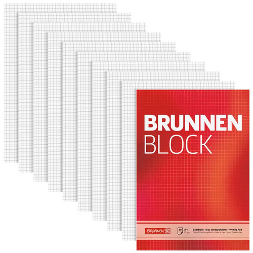 Brunnen briefblöcke din a4 - brunnen,