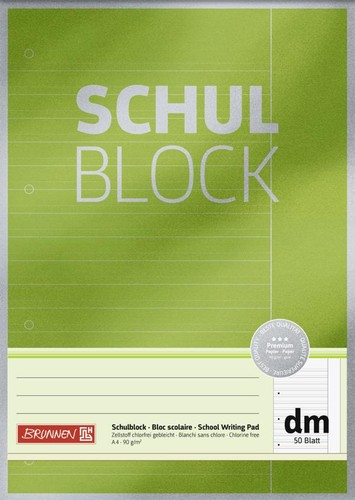 Brunnen schulblock premium - brunnen, schulblock-premium