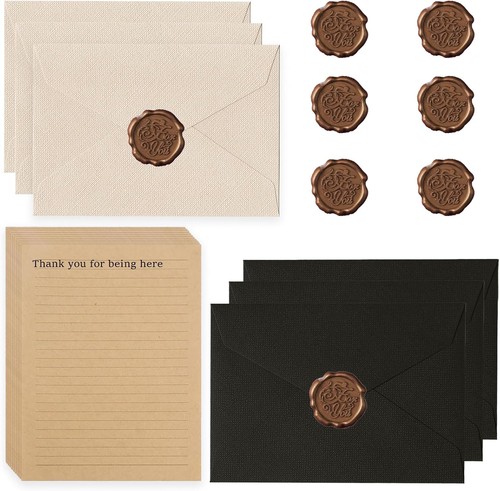 Briefpapier vintage schwarz - vintage, 22