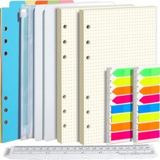 A5 Papier Set gepunktet