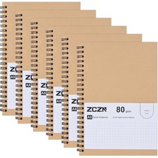 Notizbuch A5 Punkt 6 Stück
