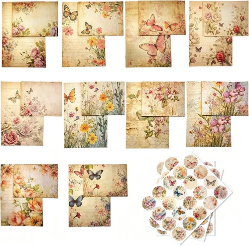 Vintage briefpapier set 160 - vintage,