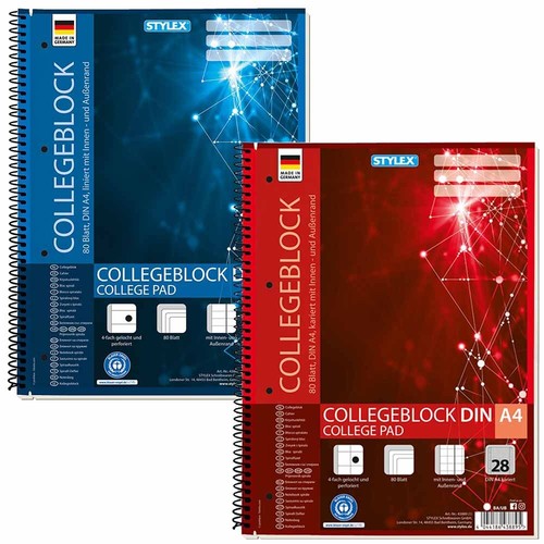 Stylex collegeblock 80 - collegeblock,